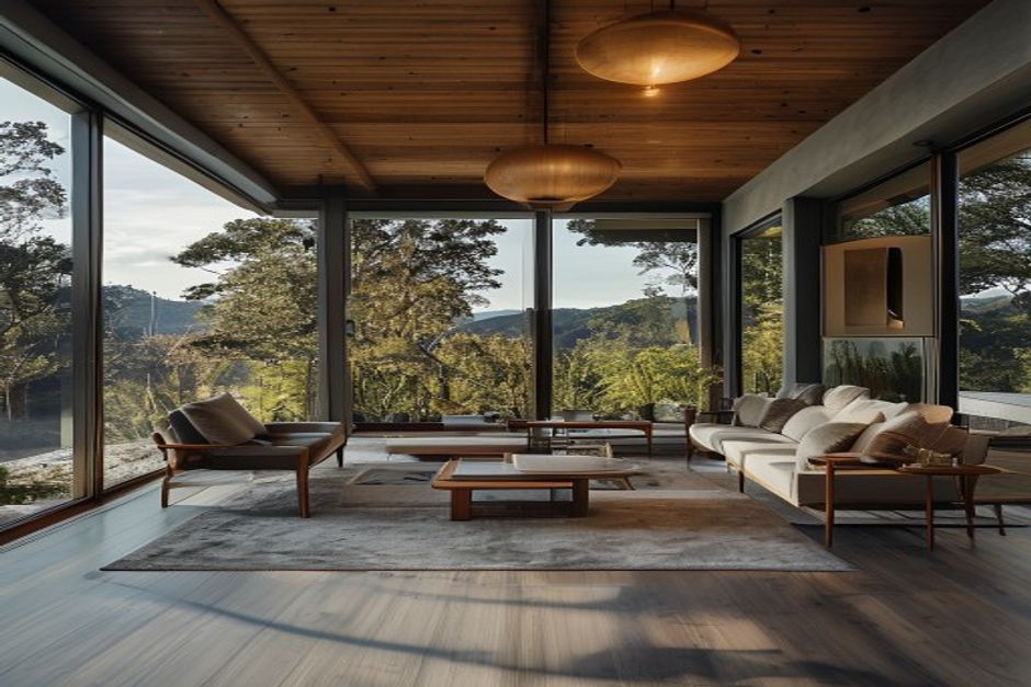 Premium living space interior